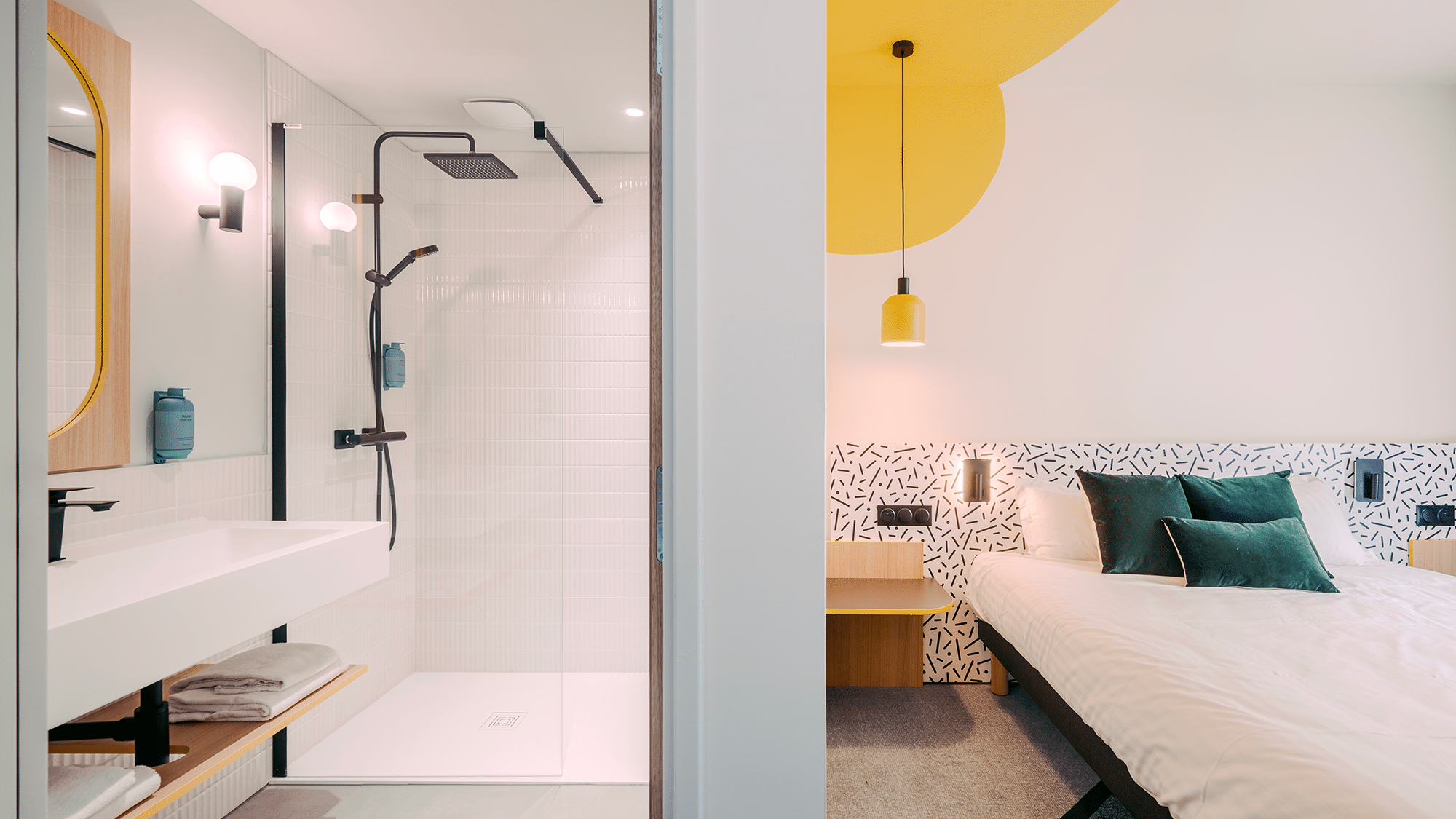 agencement d'une chambre d'hôtel