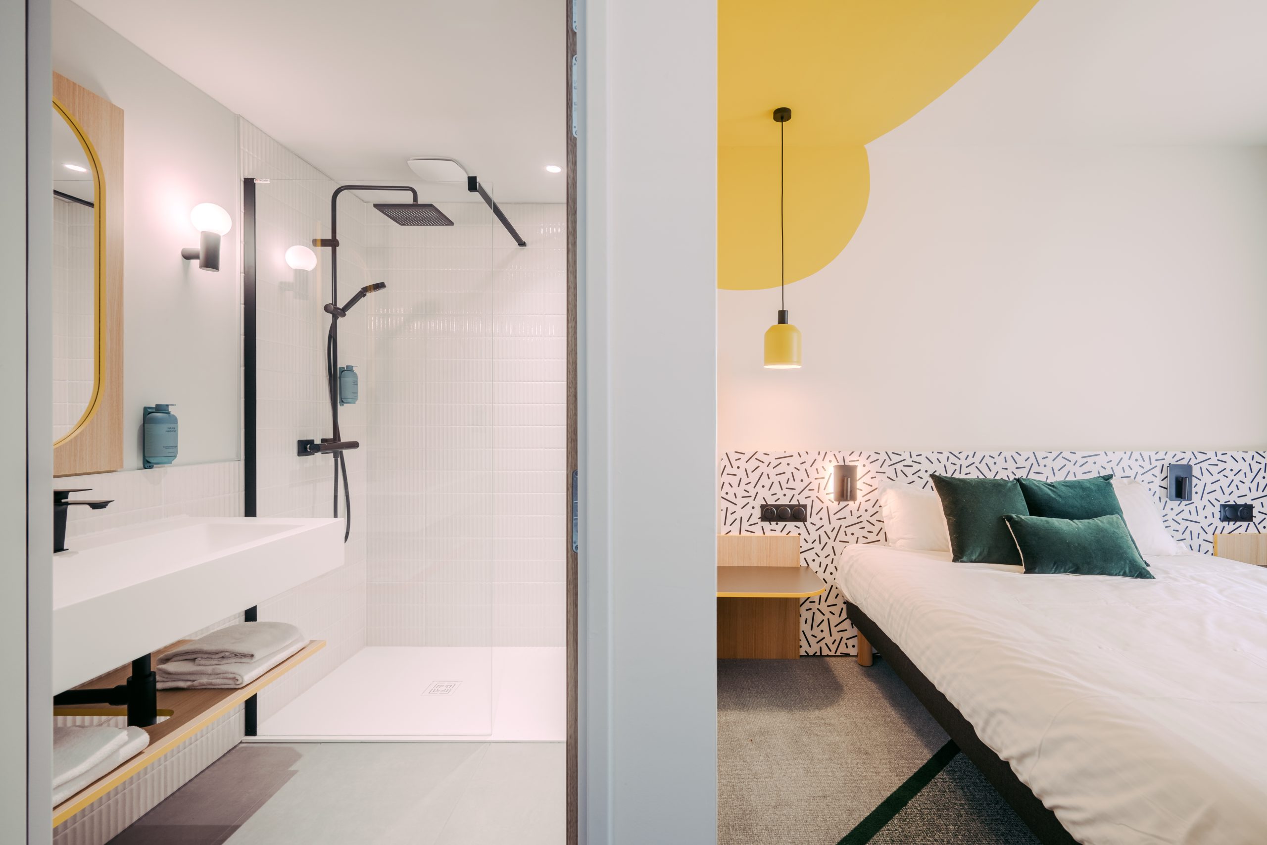 agencement d'une chambre d'hôtel