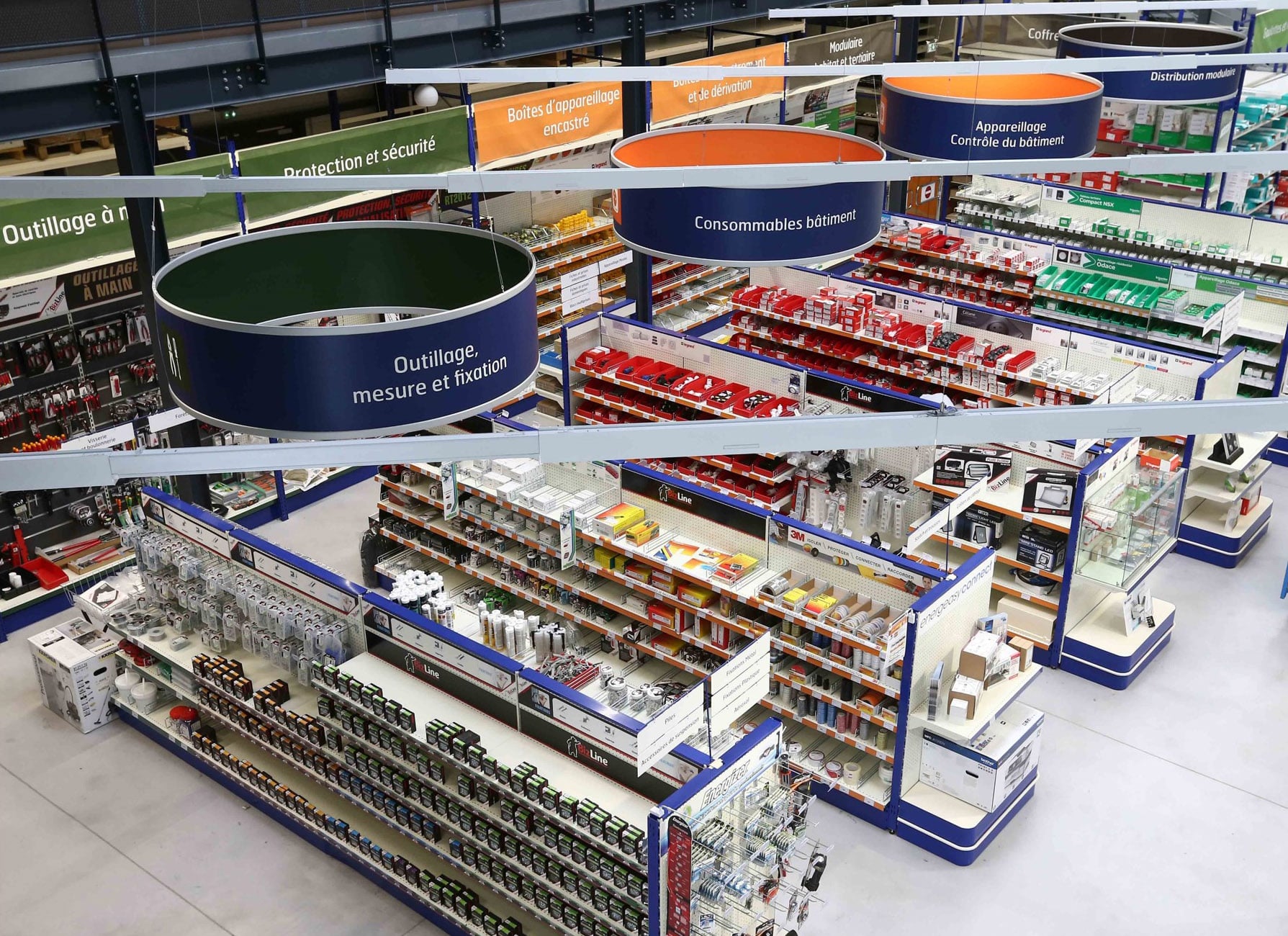 agencement gondoles retail